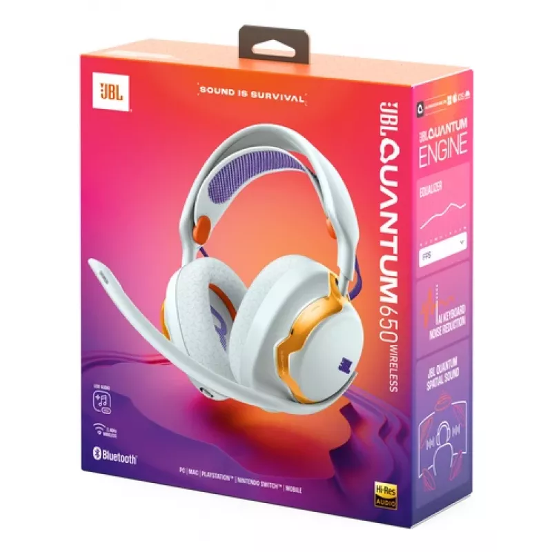 JBL Quantum 650 Headset Kabellos Kopfband Gaming USB Typ-C Bluetooth Türkis