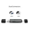 Kartenleser TP‑LINK UA430D USB 3.1 — MicroSD/SD-Unterstützung, 200 Mbit/s, Schwarz, 75×22,9×9,3 mm