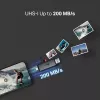 Kartenleser TP‑LINK UA430D USB 3.1 — MicroSD/SD-Unterstützung, 200 Mbit/s, Schwarz, 75×22,9×9,3 mm
