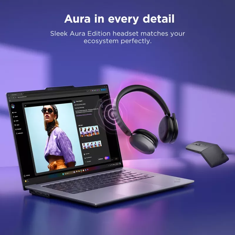 Lenovo 4XD1T60925 Kopfhörer/Headset Kabellos Head-band Büro/Callcenter USB Typ-C Bluetooth Grau