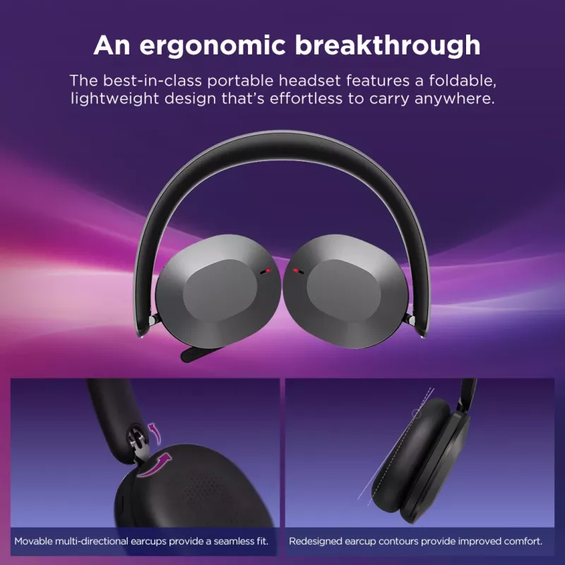 Lenovo 4XD1T60925 Kopfhörer/Headset Kabellos Head-band Büro/Callcenter USB Typ-C Bluetooth Grau