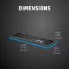 HP 975 Dual-Mode Wireless Tastatur Full-Size Kabellos RF Bluetooth Schwarz