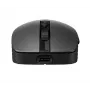 HP 715 Wiederaufladbare Multi-Device-Maus, beidhändig, RF Wireless + Bluetooth, 3000 DPI, Schwarz