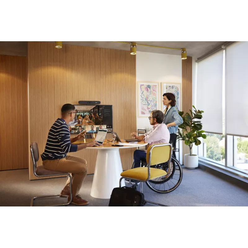 HP 715 Wiederaufladbare Multi-Device-Maus, beidhändig, RF Wireless + Bluetooth, 3000 DPI, Schwarz