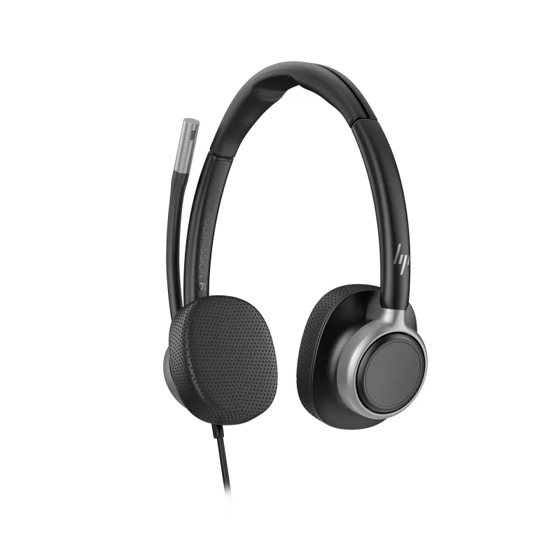 Kabelgebundenes Stereo-Headset HP POLY Mission 625 mit USB (C01C6AA)