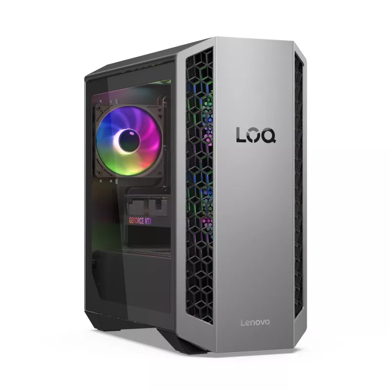 Lenovo LOQ Tower 26ADR10 AMD Ryzen™ 7 8745HX 16 GB DDR5-SDRAM 1 TB SSD NVIDIA GeForce RTX 5070 Windows 11 Home PC Schwarz