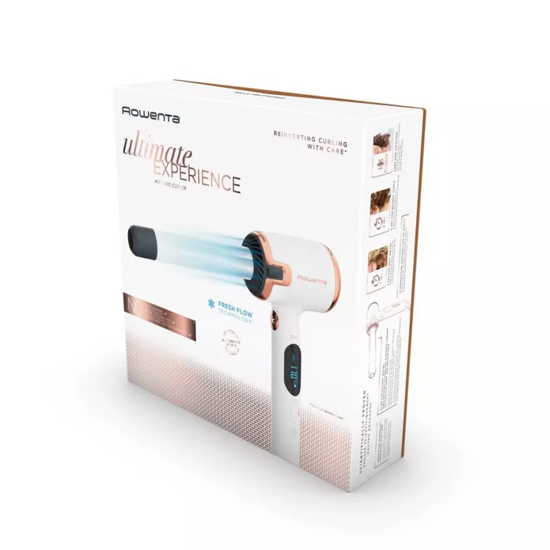 Rowenta Ultimate Experience Air Care CF 4310 Lockenstab, weiß / kupfer