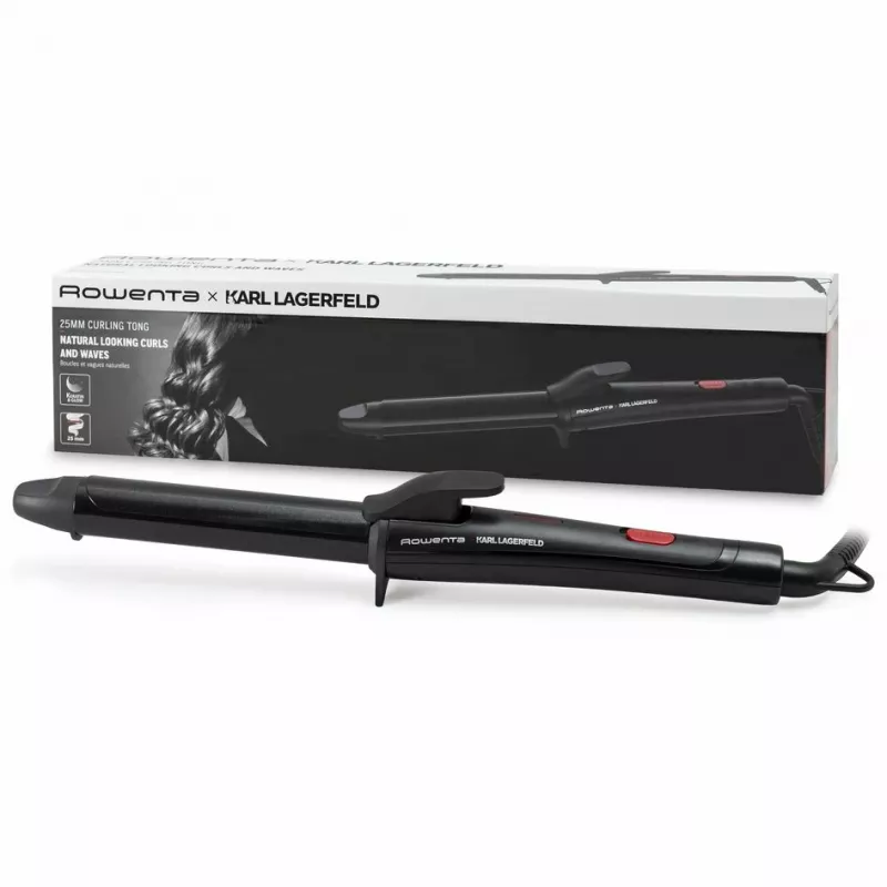 Rowenta X KARL LAGERFELD CF321L Lockenstab Warmes Schwarz, Rot 47 W 1,8 m