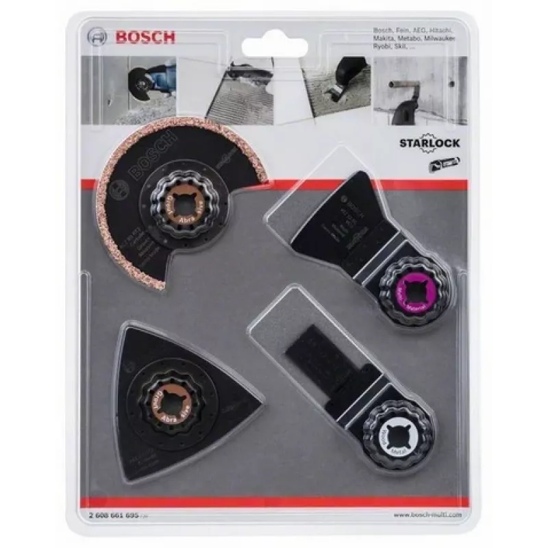 Bosch 2 608 661 695 Multifunktionswerkzeug-Aufsatz Blattset