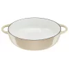 Tefal Gusseisen-Servierpfanne LOV E25972, rund 3,8 L, 28 cm, beige