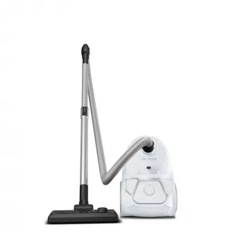 Beutelloser Bodenstaubsauger ROWENTA Compact Power RO3957EA — 900 W, Trockenreinigung, 3 l Kombi-Staubbehälter, Hygienefilter, weiß