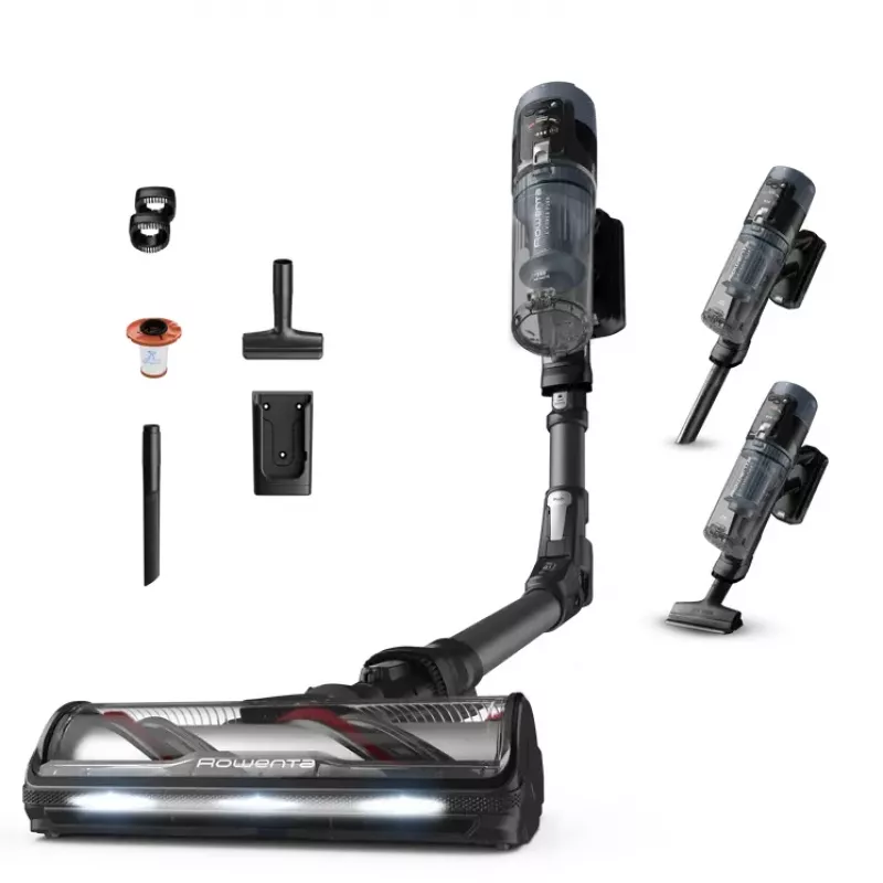 Rowenta X-Force Flex 14.80 RH9B36WV Stabstaubsauger/Elektrobesen 2-in-1-Stabstaubsauger Batterie Trocken Beutellos 0,65 l 670 W Schwarz, Blau
