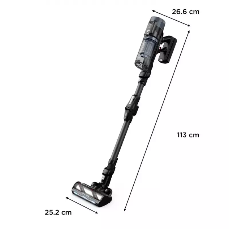Rowenta X-Force Flex 14.80 RH9B36WV Stabstaubsauger/Elektrobesen 2-in-1-Stabstaubsauger Batterie Trocken Beutellos 0,65 l 670 W Schwarz, Blau