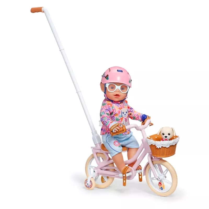 BABY born @ Bike mit Lucky Puppenfahrrad-Set