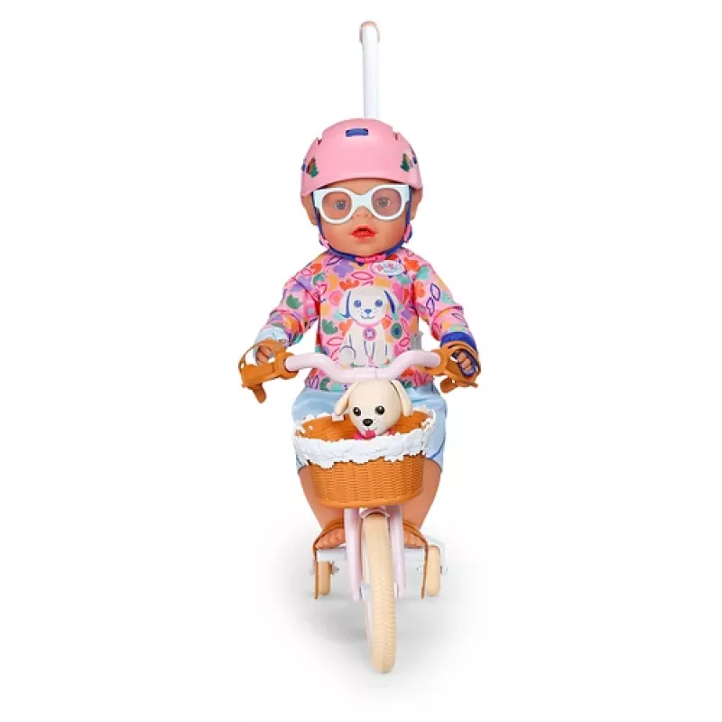 BABY born @ Bike mit Lucky Puppenfahrrad-Set