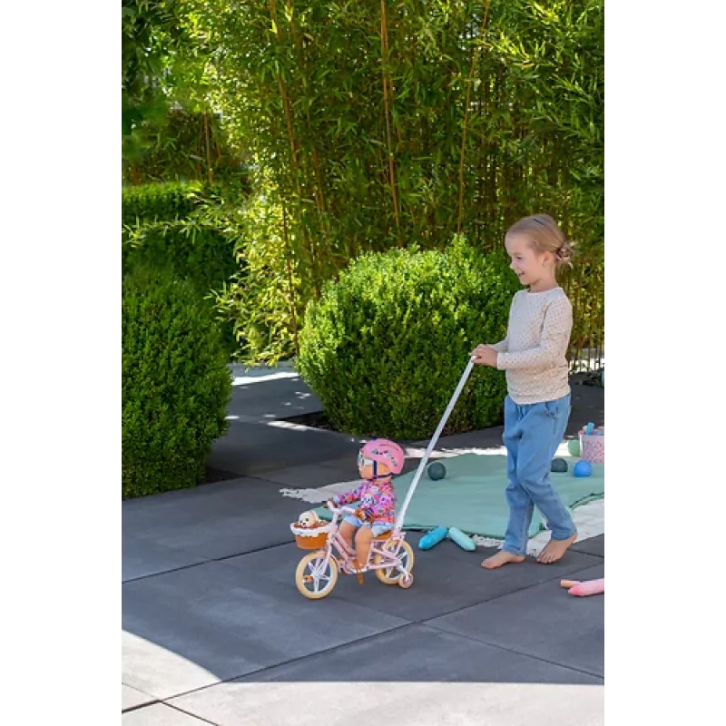 BABY born @ Bike mit Lucky Puppenfahrrad-Set