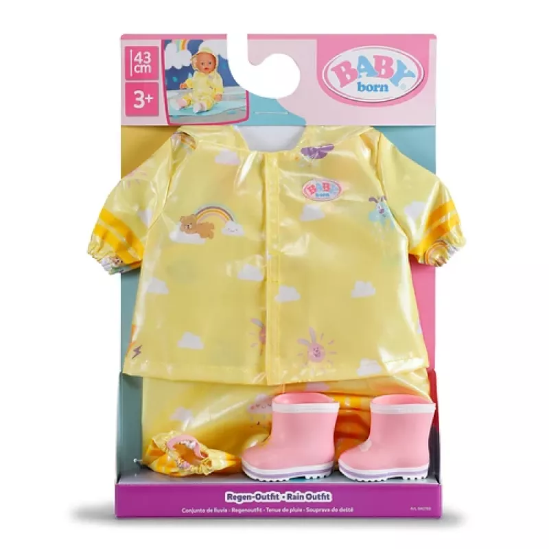BABY born Regenoutfit 43cm, Puppen-Regen-Set, 3 Jahr(e)