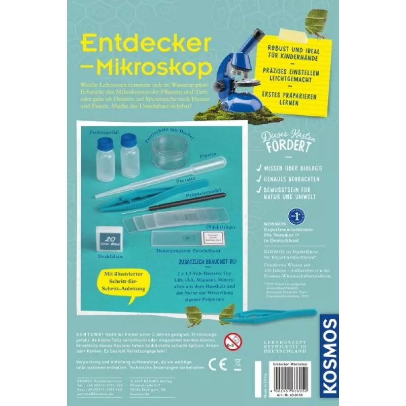 Kosmos 63605, Mikroskop, Biologie, 8 Jahr(e), Blau