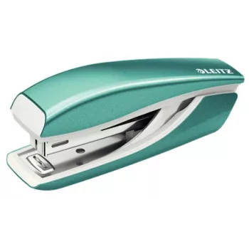 Leitz NeXXt WOW Metal Mini-Heftgerät, 10 Blatt, Blau, Metall, Kunststoff, 80 g/m², 3,5 cm, Oberlader