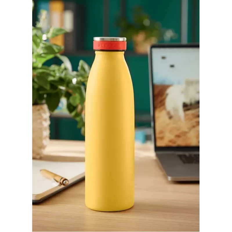 Leitz Cosy Isolierflasche 500 ml, Gelb, Edelstahl, 68 mm, 68 mm, 235 mm, 280 g
