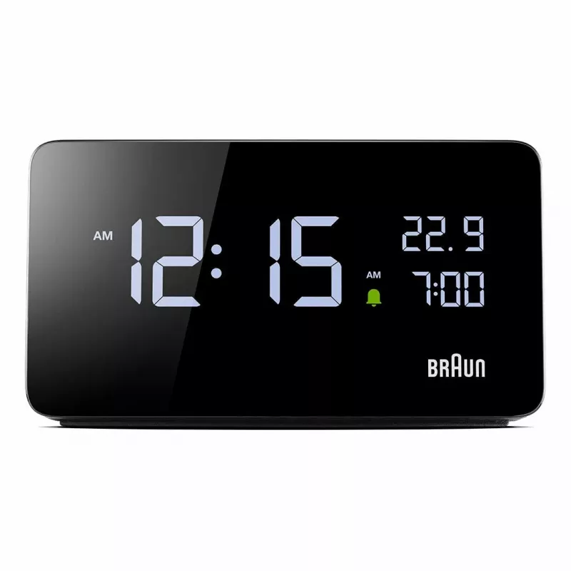 Braun BC20BEU Wand-/Tischuhr Digitaluhr Rechteckig Schwarz