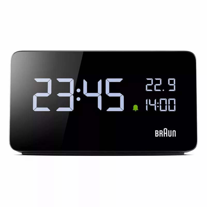 Braun BC20BEU Wand-/Tischuhr Digitaluhr Rechteckig Schwarz
