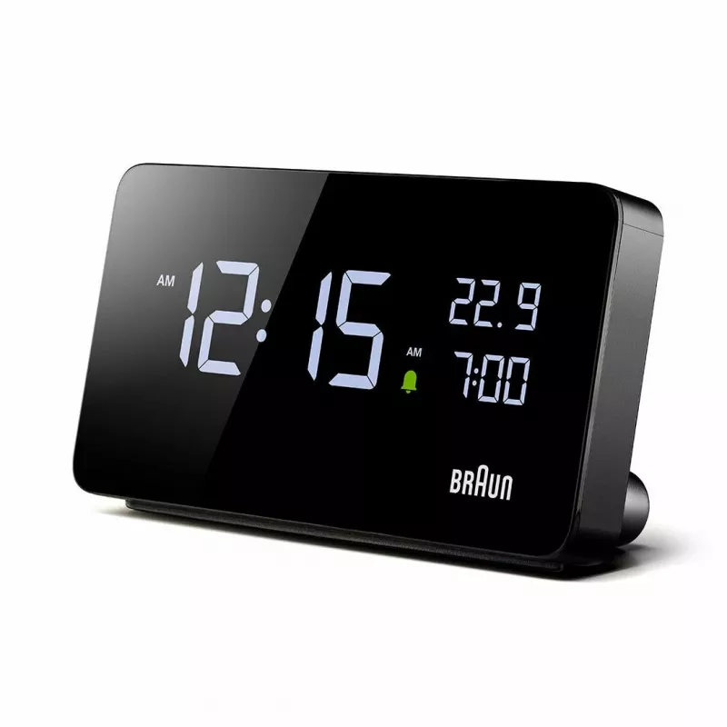 Braun BC20BEU Wand-/Tischuhr Digitaluhr Rechteckig Schwarz