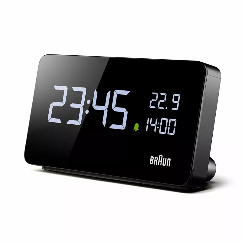 Braun BC20BEU Wand-/Tischuhr Digitaluhr Rechteckig Schwarz
