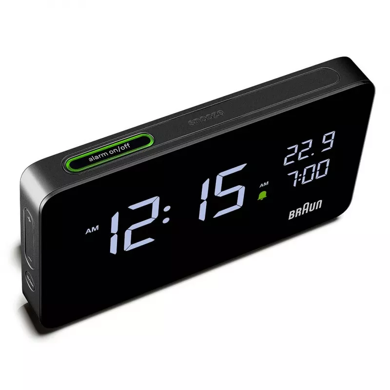 Braun BC20BEU Wand-/Tischuhr Digitaluhr Rechteckig Schwarz