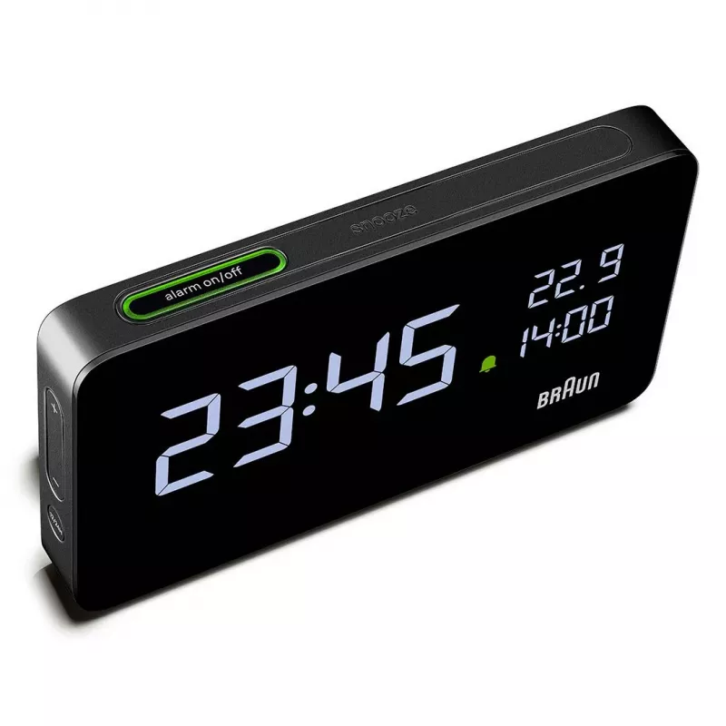 Braun BC20BEU Wand-/Tischuhr Digitaluhr Rechteckig Schwarz