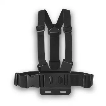 Kamera-Brustgurt HAMA 00004567 für Action-Kameras (GoPro-kompatibel), schwarz, verstellbare Brusthalterung