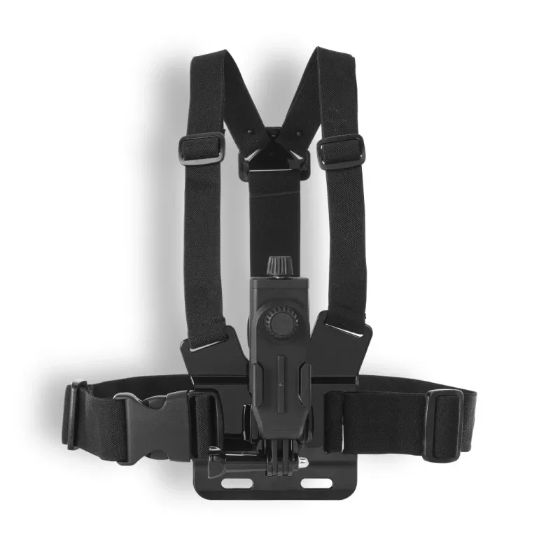 Kamera-Brustgurt HAMA 00004567 für Action-Kameras (GoPro-kompatibel), schwarz, verstellbare Brusthalterung