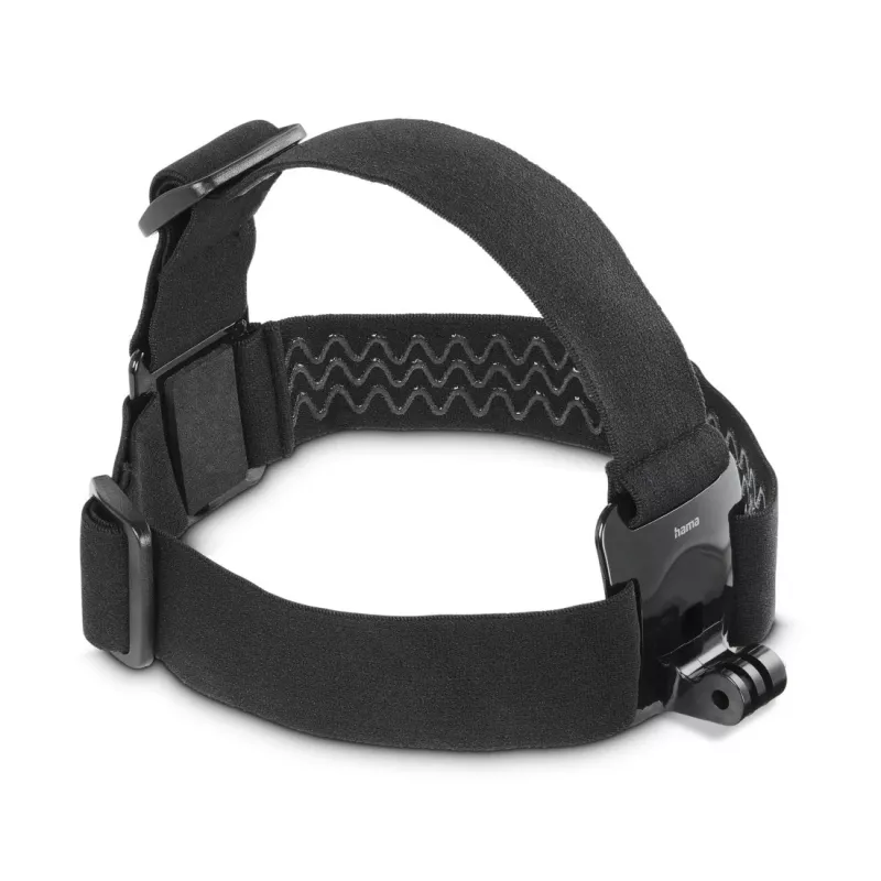 Passiver Kopf-/Helmhalter HAMA 00004568 für Action-Kameras, Schwarz, zur Montage am Kopf
