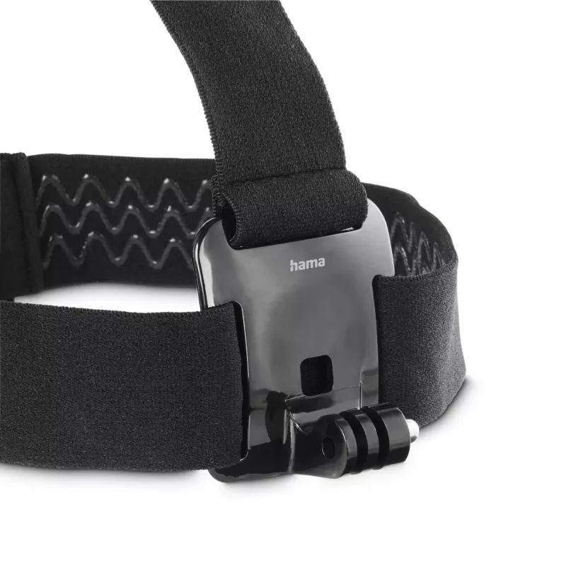 Passiver Kopf-/Helmhalter HAMA 00004568 für Action-Kameras, Schwarz, zur Montage am Kopf