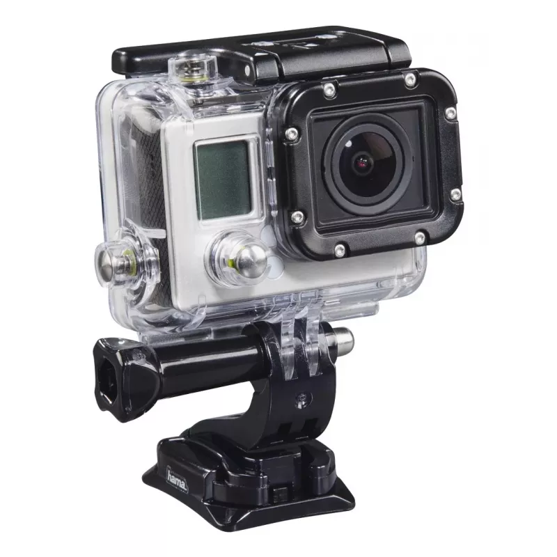 HAMA passive Halterung für Action-Kamera 00004569 — schwarz, Auto- und Helm-Montage