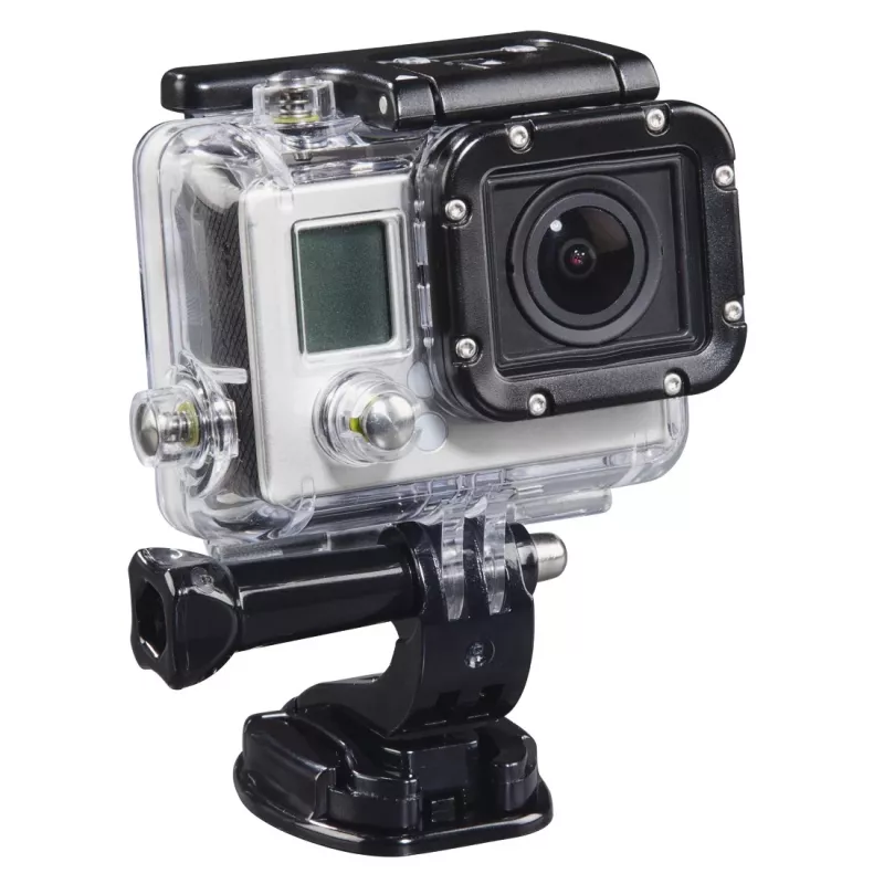 HAMA passive Halterung für Action-Kamera 00004569 — schwarz, Auto- und Helm-Montage