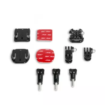 HAMA Halterung für Action-Kamera 00004572 Schwarz — Helm-Seitenhalterung mit Schwenkarm