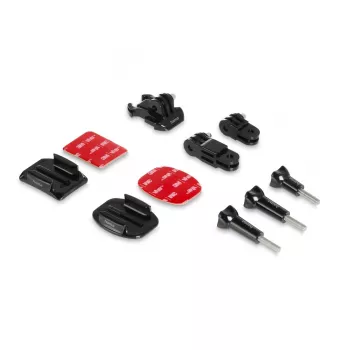 HAMA Halterung für Action-Kamera 00004572 Schwarz — Helm-Seitenhalterung mit Schwenkarm