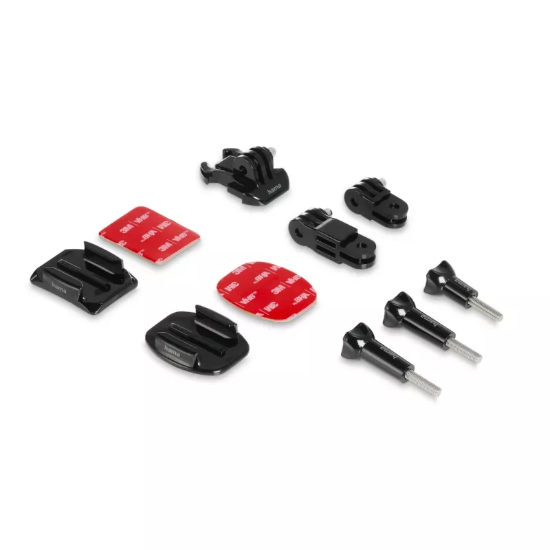 HAMA Halterung für Action-Kamera 00004572 Schwarz — Helm-Seitenhalterung mit Schwenkarm