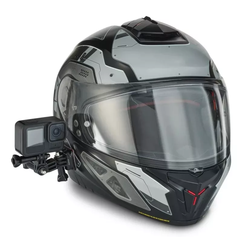 HAMA Halterung für Action-Kamera 00004572 Schwarz — Helm-Seitenhalterung mit Schwenkarm