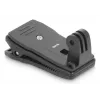 HAMA Passiver Halter für Action-Kamera 00004573, Universal-Clip-Befestigung, Schwarz