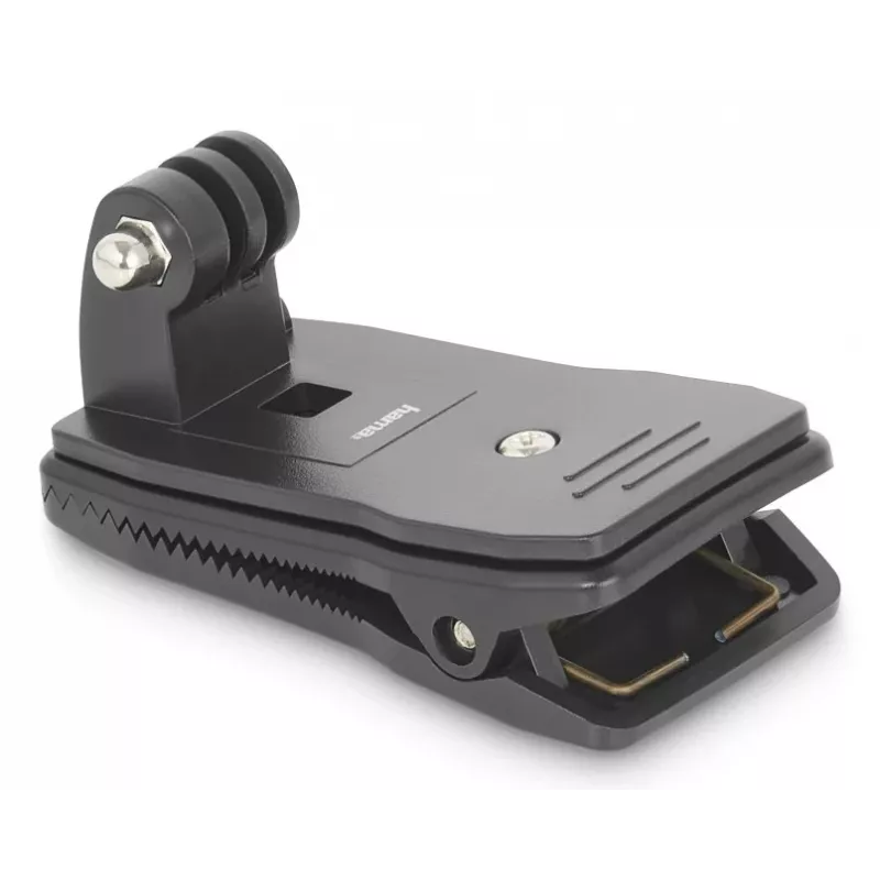 HAMA Passiver Halter für Action-Kamera 00004573, Universal-Clip-Befestigung, Schwarz