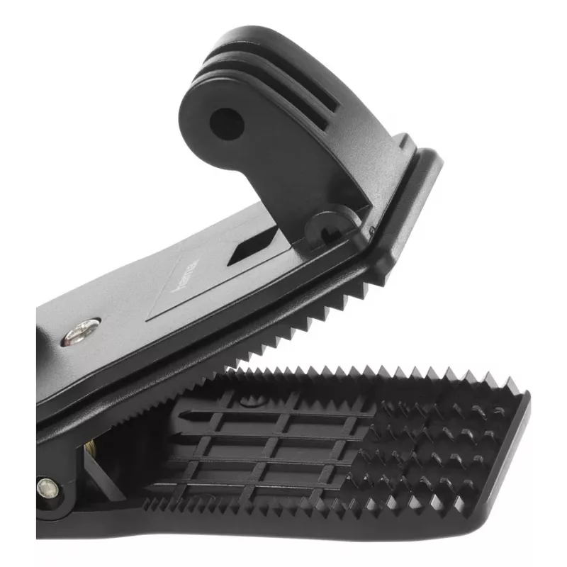 HAMA Passiver Halter für Action-Kamera 00004573, Universal-Clip-Befestigung, Schwarz