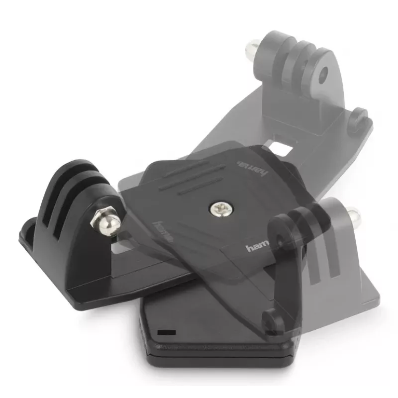 HAMA Passiver Halter für Action-Kamera 00004573, Universal-Clip-Befestigung, Schwarz