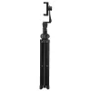 Stativ Hama Rotary Smartphone II für Smartphone und Digitalkamera, 3‑beinig, max. Traglast 1 kg, Höhe 41,5–150 cm, Schwarz