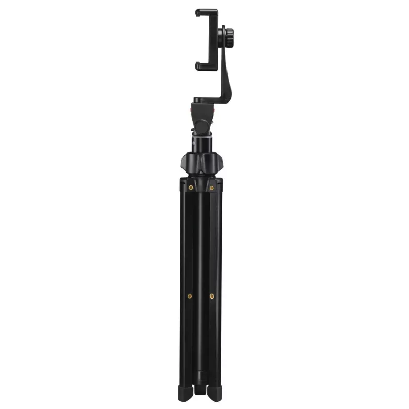Stativ Hama Rotary Smartphone II für Smartphone und Digitalkamera, 3‑beinig, max. Traglast 1 kg, Höhe 41,5–150 cm, Schwarz