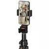 Stativ Hama Rotary Smartphone II für Smartphone und Digitalkamera, 3‑beinig, max. Traglast 1 kg, Höhe 41,5–150 cm, Schwarz