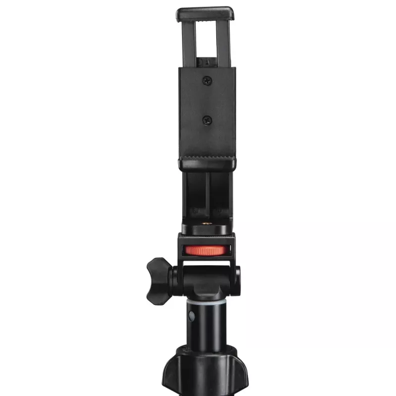 Stativ Hama Rotary Smartphone II für Smartphone und Digitalkamera, 3‑beinig, max. Traglast 1 kg, Höhe 41,5–150 cm, Schwarz
