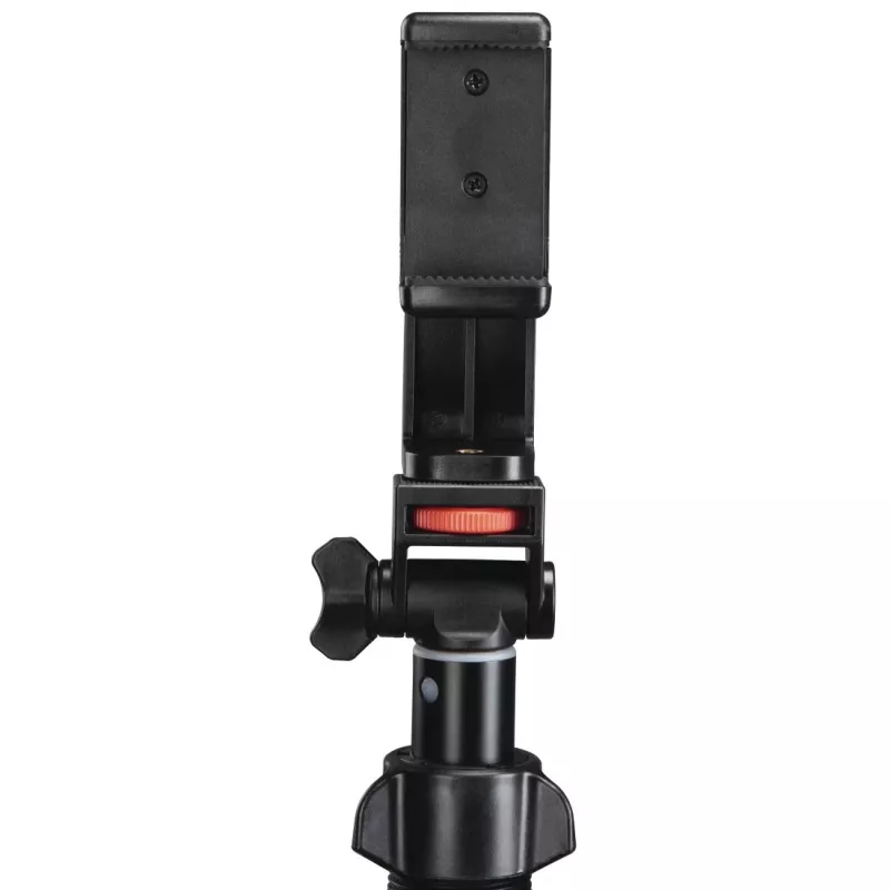 Stativ Hama Rotary Smartphone II für Smartphone und Digitalkamera, 3‑beinig, max. Traglast 1 kg, Höhe 41,5–150 cm, Schwarz