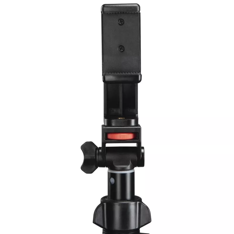 Stativ Hama Rotary Smartphone II für Smartphone und Digitalkamera, 3‑beinig, max. Traglast 1 kg, Höhe 41,5–150 cm, Schwarz